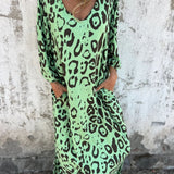 Flavia – Dlouhé tištěné šaty