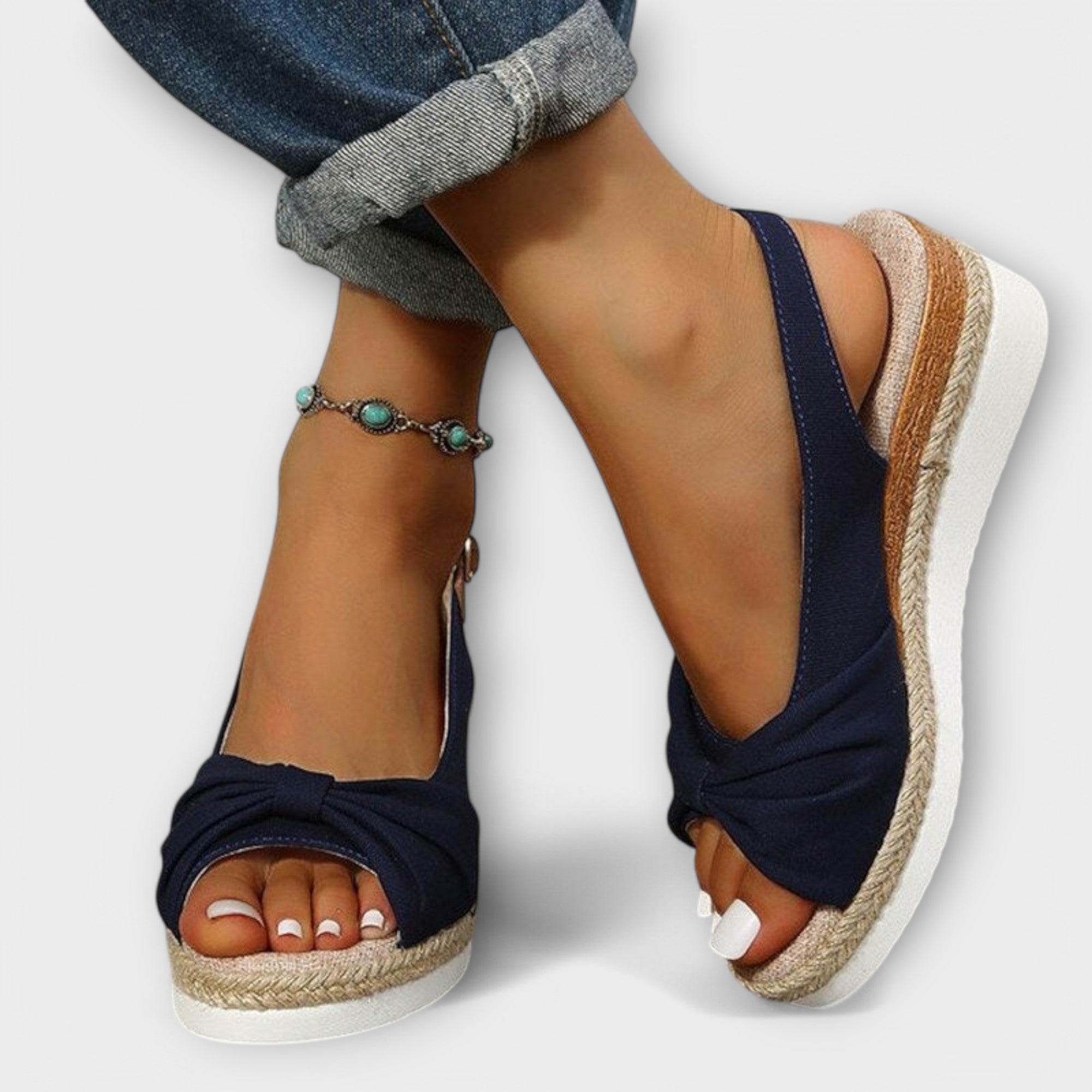 Delia – Espadrilky na klínku