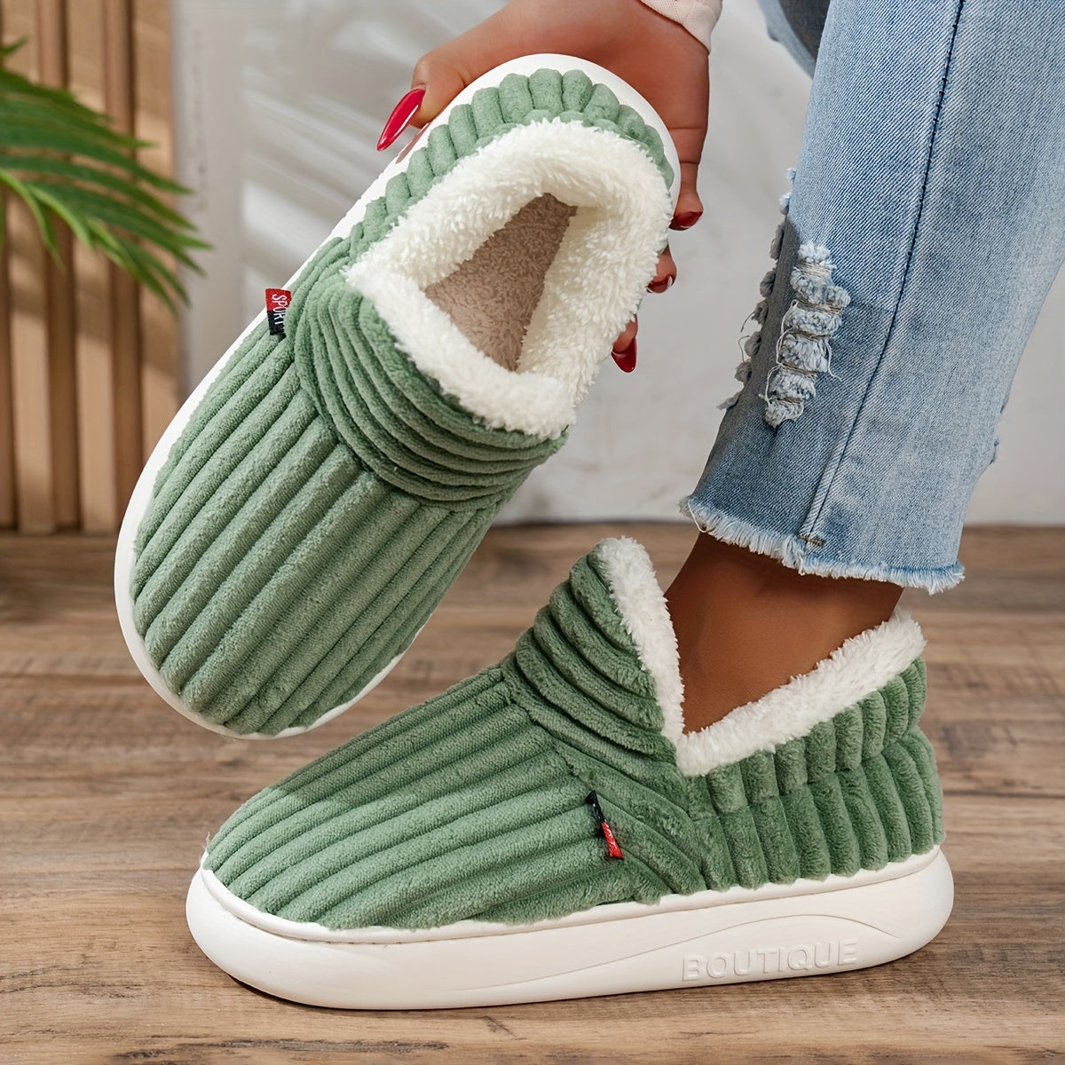 CozyStep – Plyšové domácí pantofle