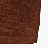 Lněný bavlněný základní crewneck
