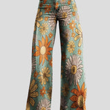 Talida – Kalhoty Wide-Leg Boho-Chic