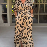 Felicia – Leopardí maxi šaty