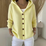 Fleur | Měkký cardigan s kapucí