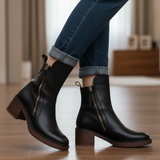 Valorine | Elegantní boty z ekologické kůže s pohodlným podpatkem