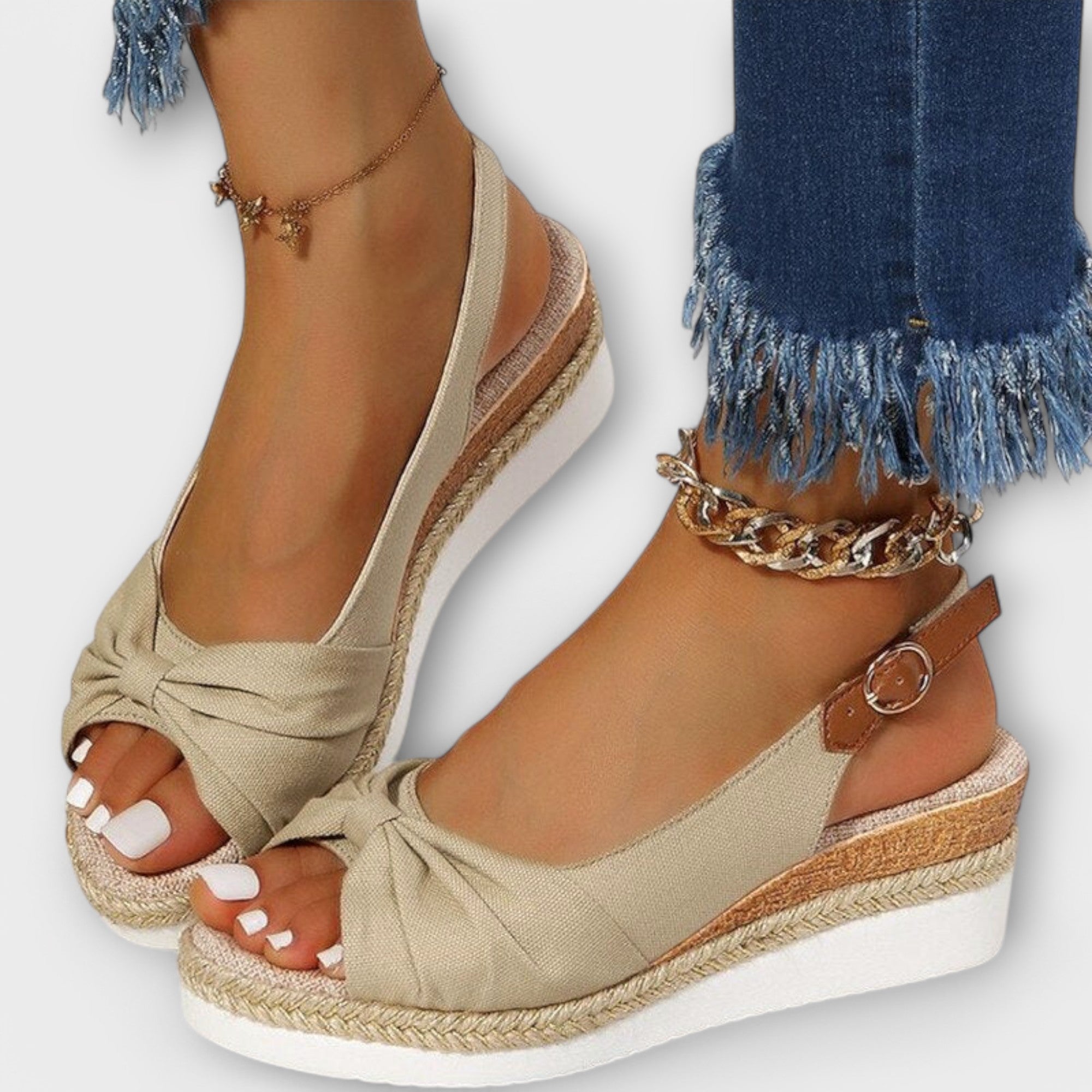 Delia – Espadrilky na klínku