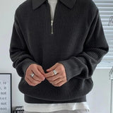 Svetr Cesare s polo zipem