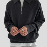 Svetr Cesare s polo zipem