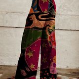 Emanuela – Kalhoty Wide-Leg Boho-Chic