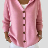 Fleur | Měkký cardigan s kapucí