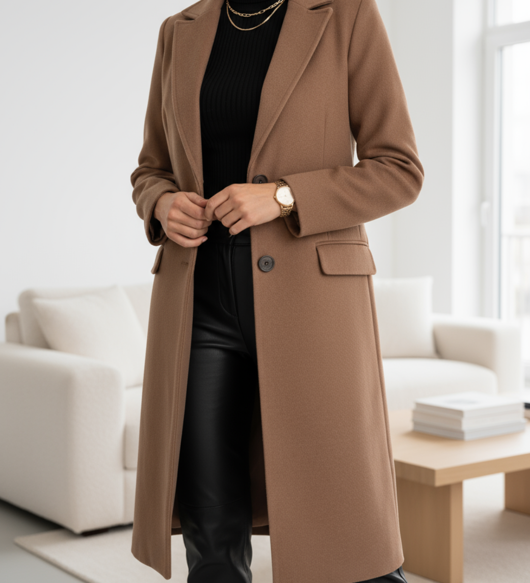 Iuliana – Elegantní Dlouhý Kabát