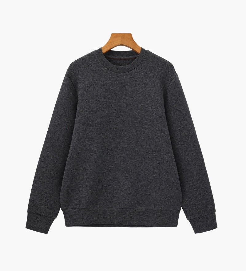 Klasický modalový blend mikina s kulatým výstřihem
