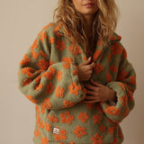 Daisy | Tepláková bunda z fleece Bloom