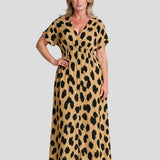 Felicia – Leopardí maxi šaty