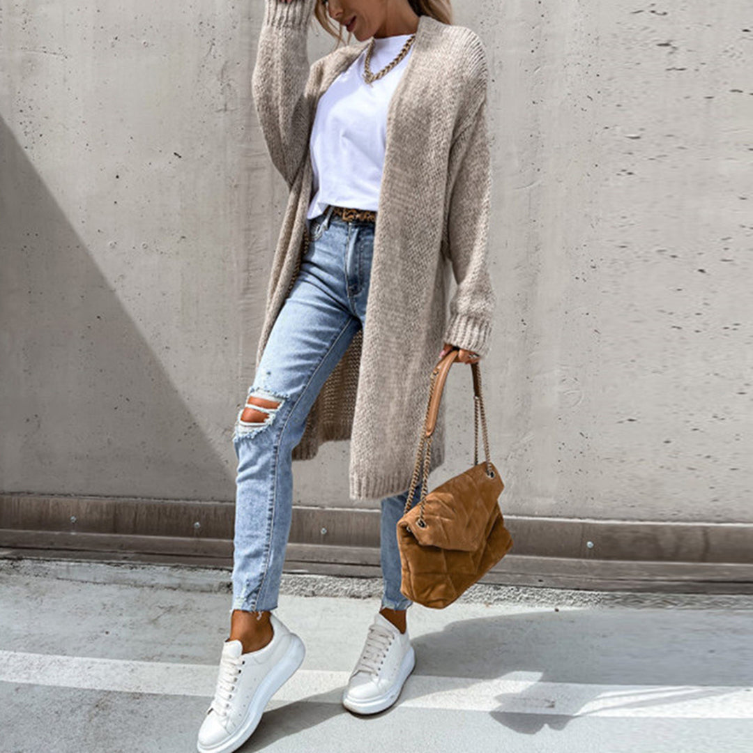 Camile | Dlouhý klasický cardigan