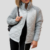 Roxana – Pletená patchworková bunda