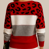 Sara | Elegantní Leopardí Svetr
