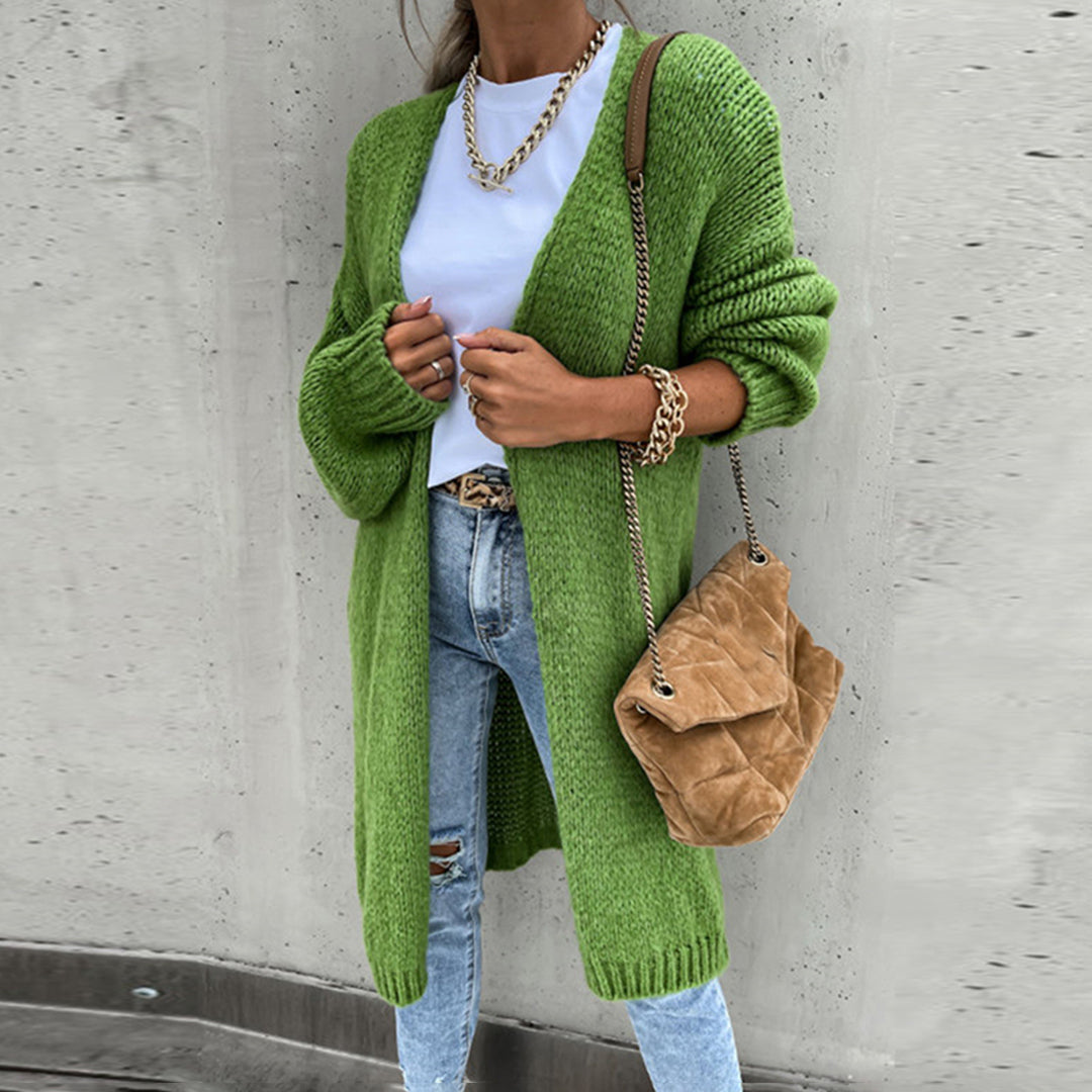 Camile | Dlouhý klasický cardigan