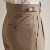 OLD MONEY PLEATED DOUBLE BUTTON TROUSERS