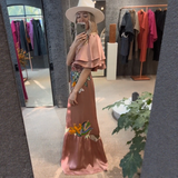 Zoe – Maxi boho vyšívané šaty