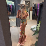 Zoe – Maxi boho vyšívané šaty