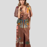Zoe – Maxi boho vyšívané šaty