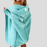 Davynne | Dlouhý cardigan s kapucí