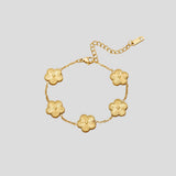 Zlatý náramek s jetelem