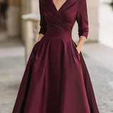 Maria – Elegantní Midi Šaty