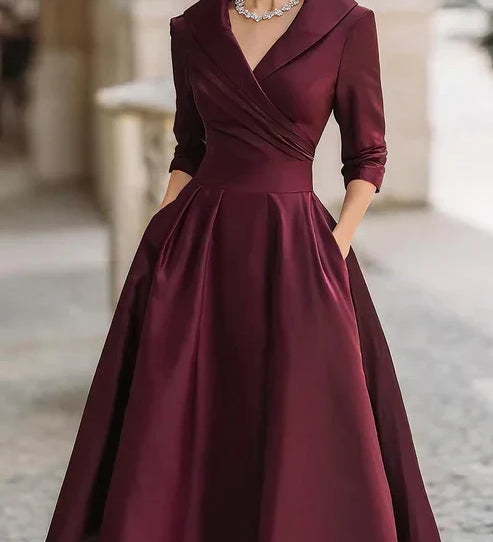 Maria – Elegantní Midi Šaty