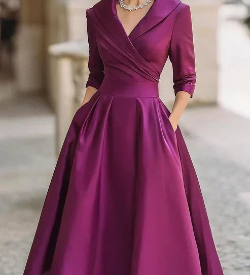 Maria – Elegantní Midi Šaty