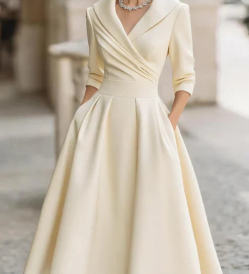 Maria – Elegantní Midi Šaty