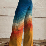 Damaris – Kalhoty Wide-Leg Boho-Chic