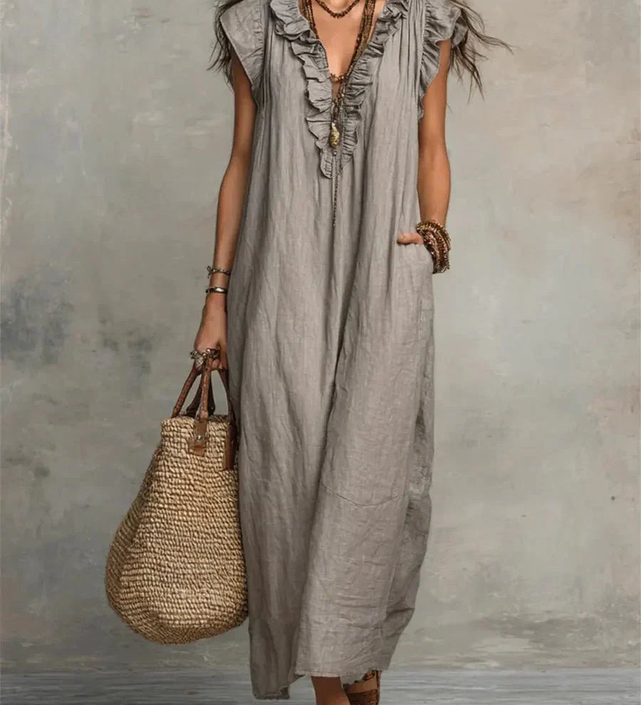 Camelia – Boho maxi šaty