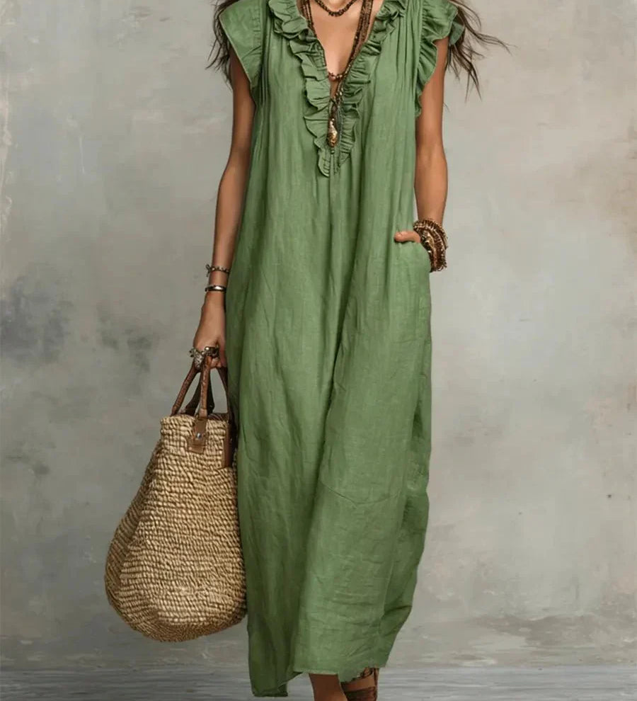Camelia – Boho maxi šaty