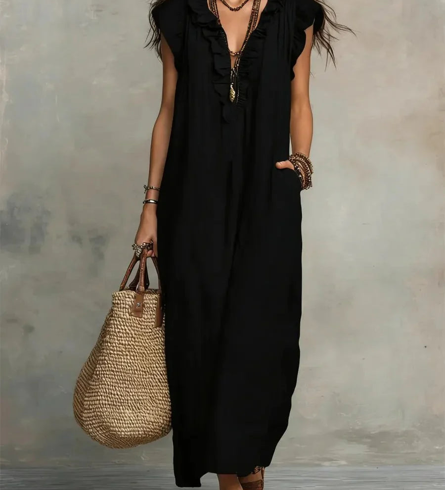 Camelia – Boho maxi šaty
