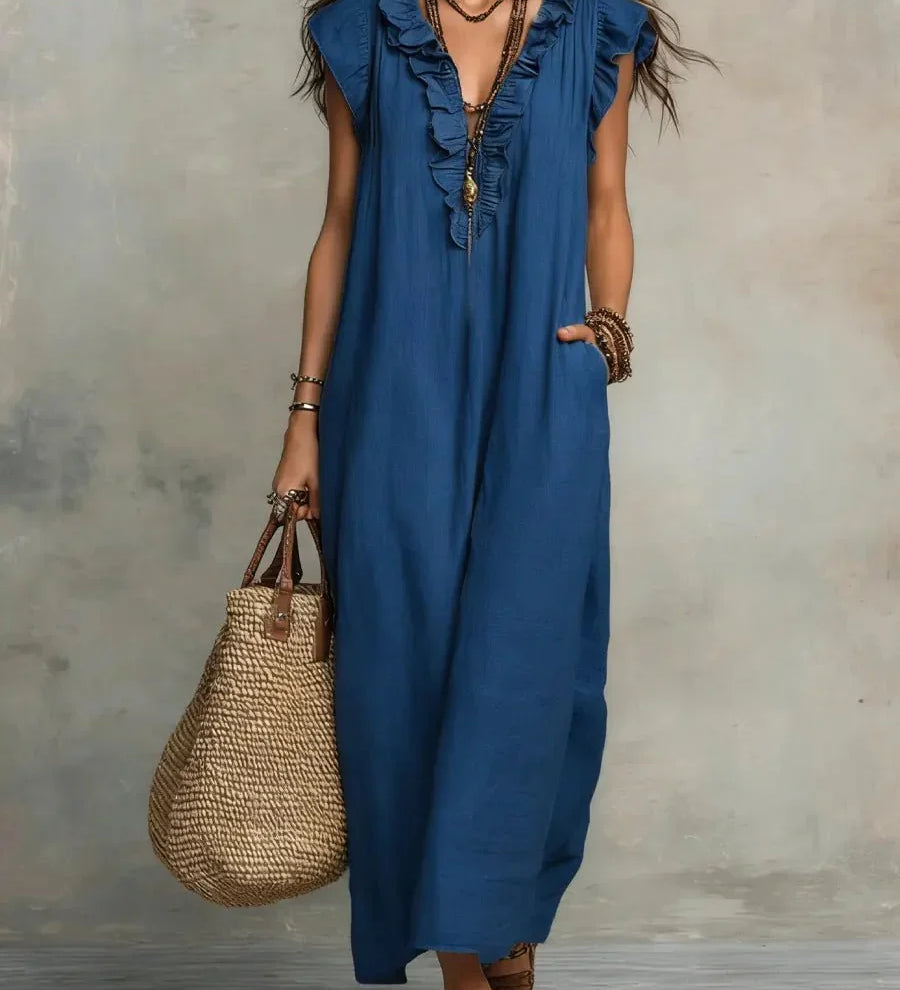 Camelia – Boho maxi šaty