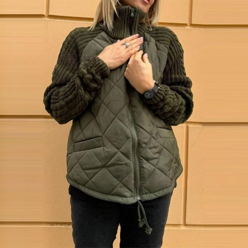 Roxana – Pletená patchworková bunda