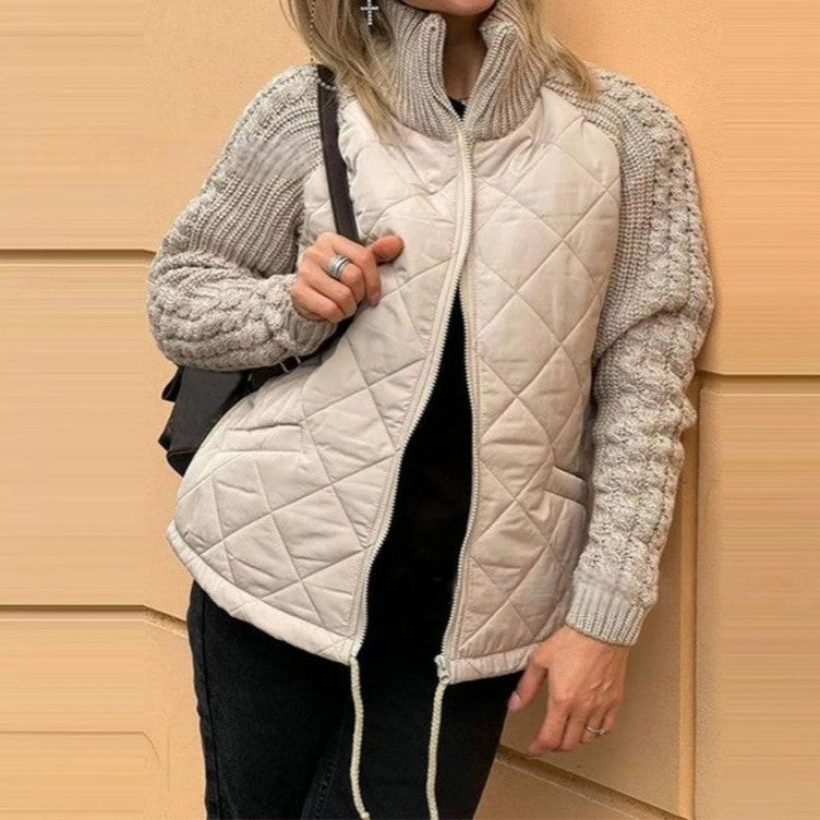 Roxana – Pletená patchworková bunda